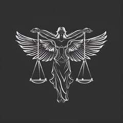Skrzydlata Temida – symbol sprawiedliwości i wolności.