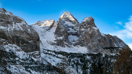 Winter in The Dolomites, Northern Italy