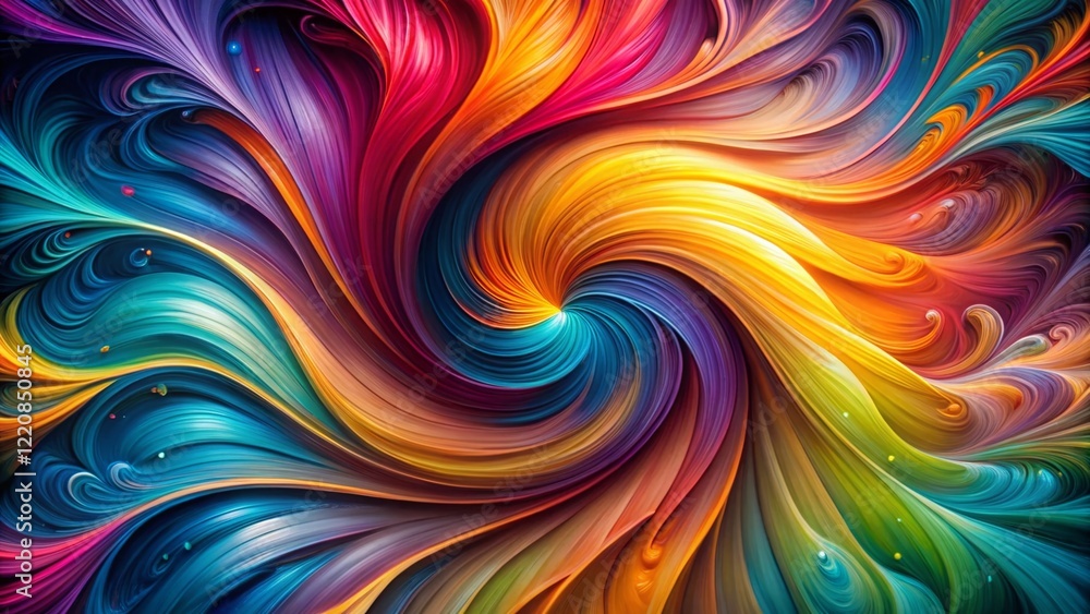 Poster abstract panoramic pattern background with copy space for design projects
