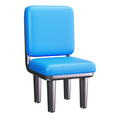 chair 3d render icons