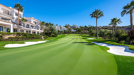 Scenic golf paradise