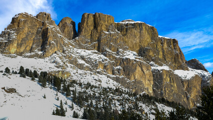 Winter in The Dolomites, Northern Italy