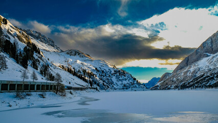 Winter in The Dolomites, Northern Italy