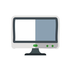 Computer icon vector isolated on white background for your web and mobile app design, Computer logo concept