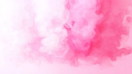 Fototapeta premium Dreamy pink cloud abstract art digital creation soft color palette minimalist design artistic viewpoint