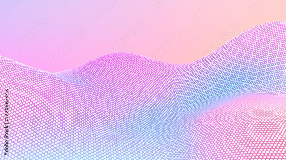 Poster dynamic abstract patterns digital art visual aesthetics futuristic landscape colorful viewpoint mode