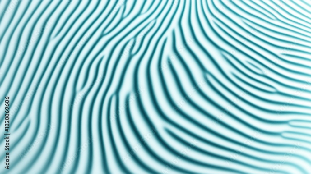 Poster this image features a series of stylized teal waves, creating a smooth flowing texture that can evok