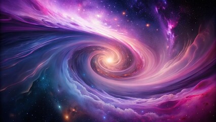 Minimalist Purple Pink Cosmic Swirl Abstract Background