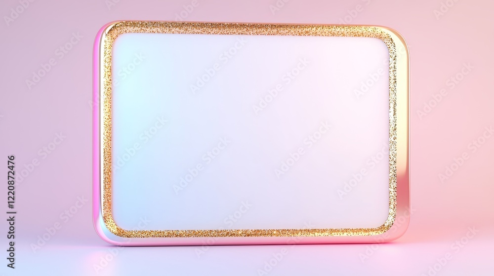 Poster creative blank canvas showcase studio space graphic display minimalist environment frontal view visu