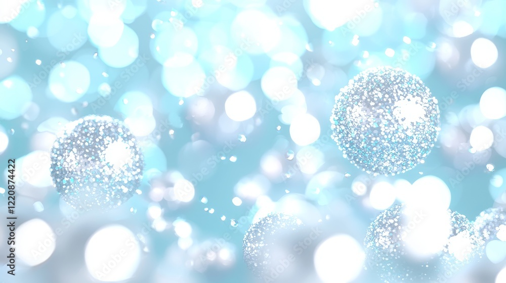 Poster sparkling bubbles floating in clear water underwater scene abstract imagery tranquil environment clo