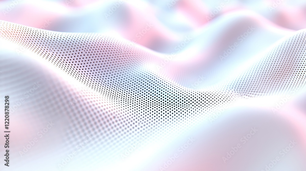 Poster fluid motion abstract texture digital art soft color palette contemporary close-up visual serenity