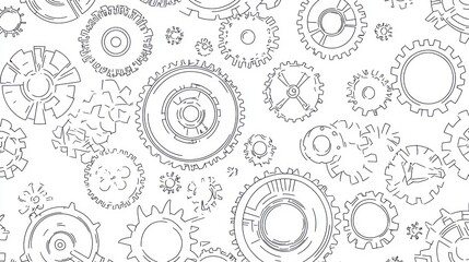Interlocking Gears: A Mechanical Marvel