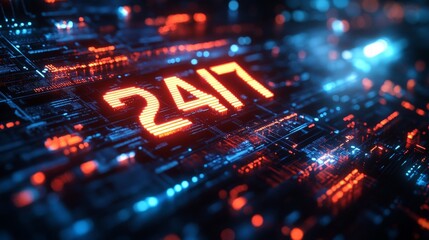 Obraz premium Glowing 