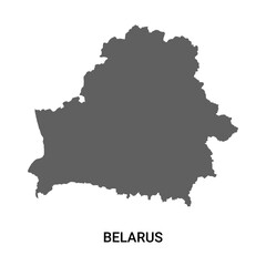 Obraz premium Map of Belarus vector map of Belarus on white background