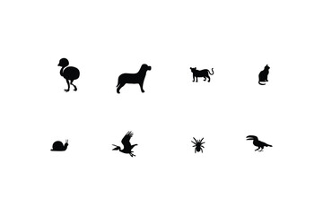 Animals silhouette