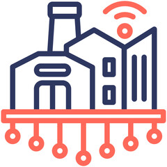 Smart Factory Icon
