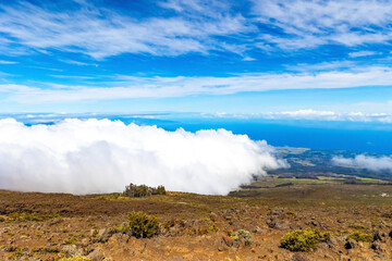 The top of Haleakala Hill