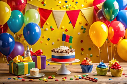 Chad Independence Day: Festive Flag, Celebration Decorations