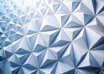 Clean White Geometric Background with Copy Space for Design Projects
