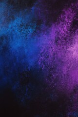 Fototapeta premium Vibrant Glowing Gradient Shape on Dark Purple, Blue, and Black Background