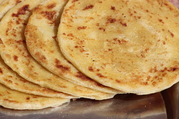 Msemmen Close Up, Traditional Moroccan Flatbread
