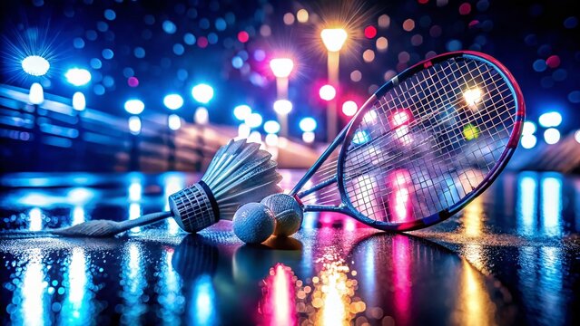 Night Badminton & Crossminton: Shuttlecocks & Speeders Under City Lights
