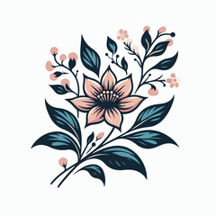 abstract floral design