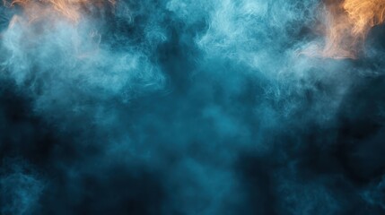 A moody composition featuring swirling smoke and glowing flames evokes a sense of mystery and emotion, ideal for creating dramatic storytelling visuals in art or design.