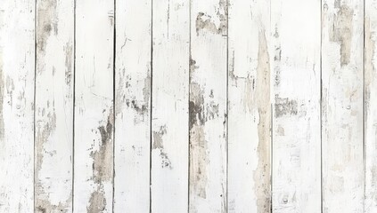 Obraz premium Closeup of a white wooden fence on a pure white background