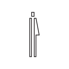 Lavatory and restroom sign for man and women isolated icon graphic vector
