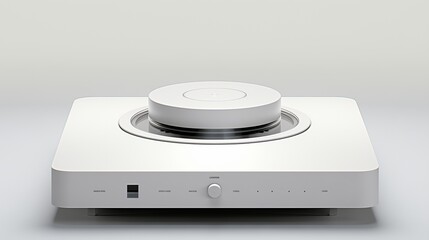 Fototapeta premium minimalist of centrifuge with white background.