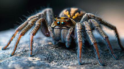Magnificent Jumping Spider: A Close-Up Look at Nature's Tiny Marvel