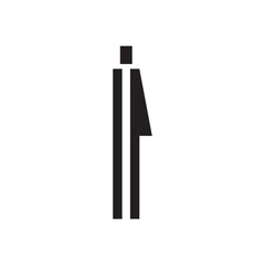 Lavatory and restroom sign for man and women isolated icon graphic vector