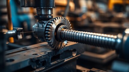 Industrial CNC Machine in Action