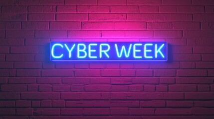 Obraz premium A vibrant neon sign displaying 