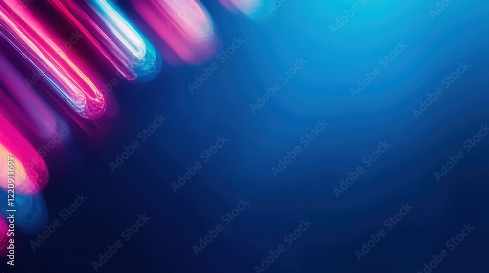 Poster this dynamic visual showcases vibrant colors and abstract patterns converging in a blurred motion, e
