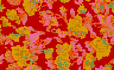 Unstoppable Digital Abstract Allover Design with High-Impact Effects