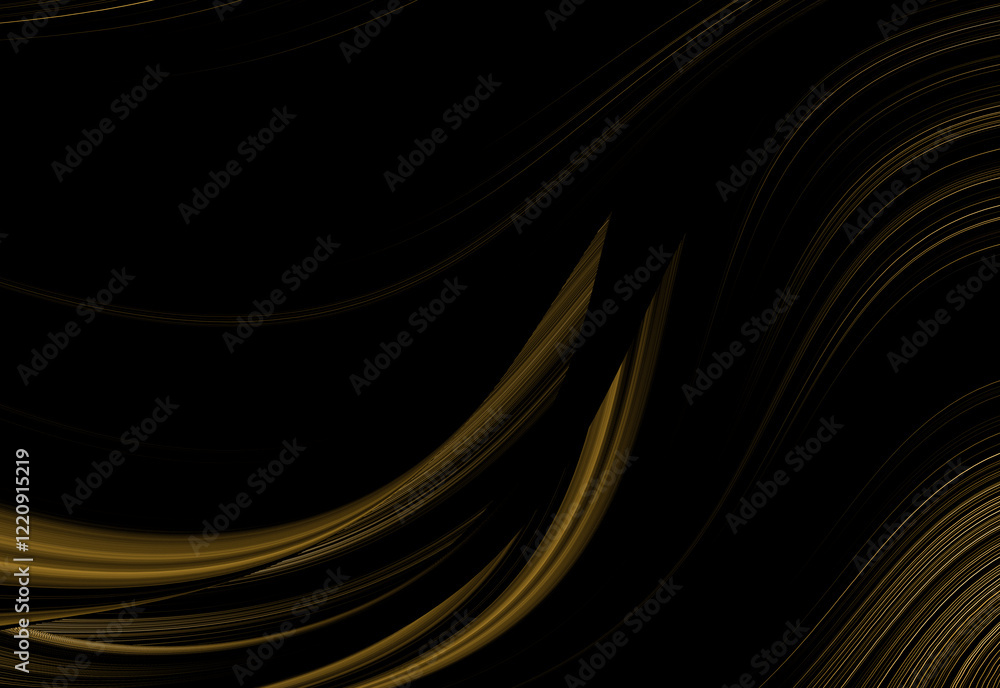Fototapete abstract black and gold are light with white the gradient is the surface with templates metal texture soft lines tech diagonal background gold dark sleek clean modern.