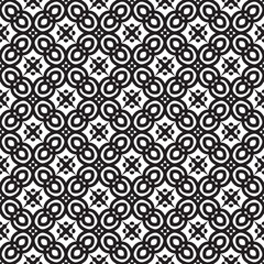 Minimalist black and white seamless pattern background