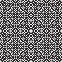 Minimalist black and white seamless pattern background