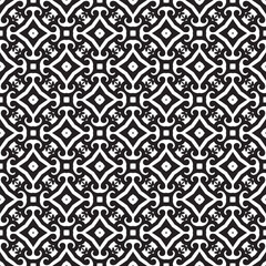 Minimalist black and white seamless pattern background
