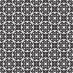 Minimalist black and white seamless pattern background