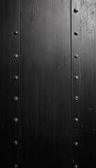 Fototapeta premium Aged metal texture with flat black finish and subtle imperfections in realistic photography