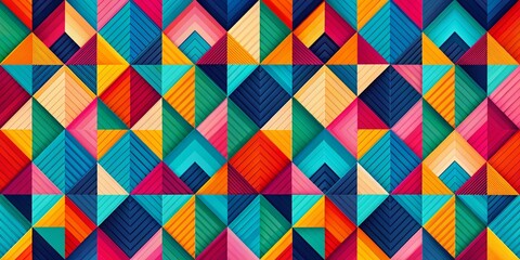 Fototapeta premium Geometric Pattern Background: Abstract Shapes & Creative Design for Marketing Campaigns