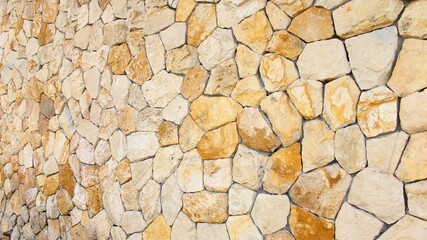 Light Cream-Colored Natural Stone Arrangement – Decorative Landscaping