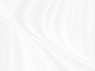 soft light and shadow fabric abstract smooth curve shape decorative modern fashion white and gray background