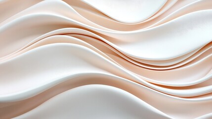 Obraz premium Minimalist abstract background, showcasing soft beige, off-white, and grey tones with delicate linear textures and organic fading effects