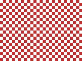 Red white squares checkered seamless pattern illustration mosaic background.