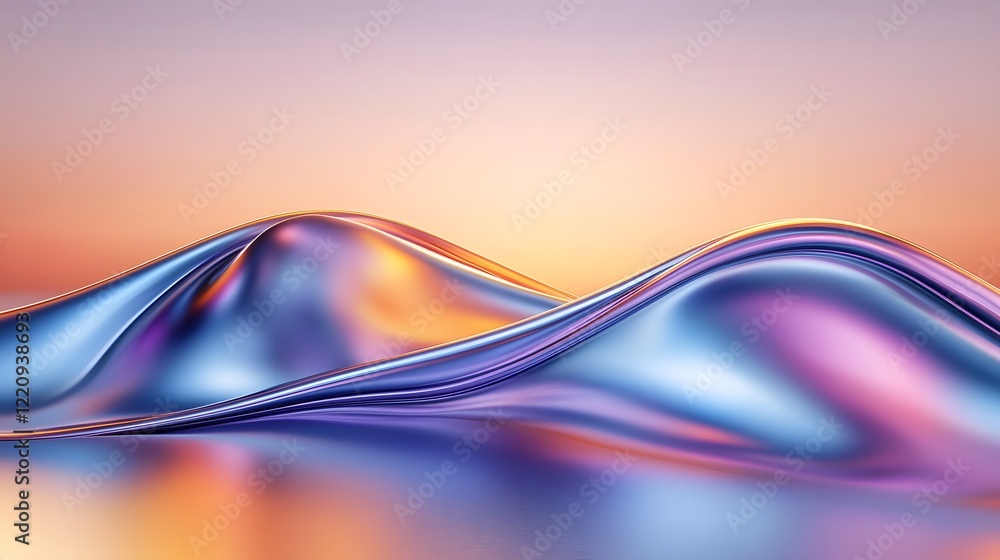 Leinwandbilder mesmerizing expressive abstract sunset composition with vibrant colors and dynamic fluid movements a