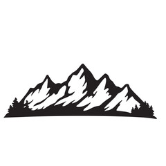 mountain landscape vector illustration